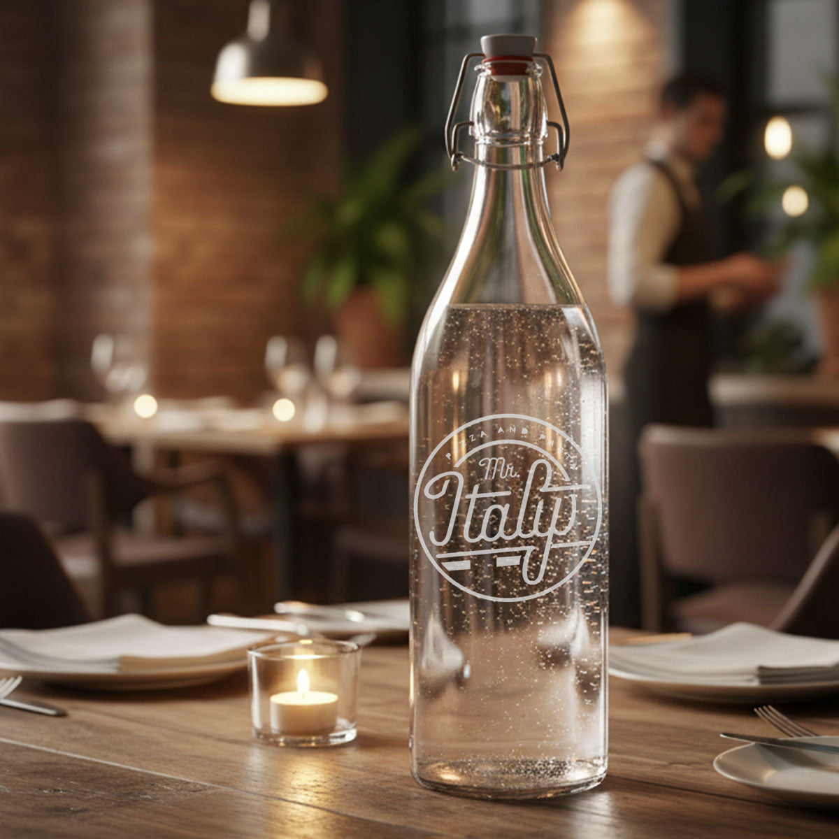 Swing Top Glass Bottle 1 Litre