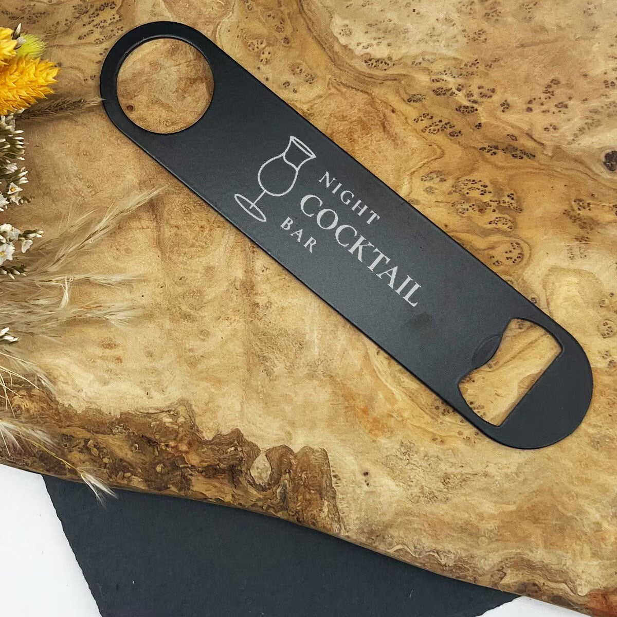 7'' Stainless Steel Matt Black Bar Blade