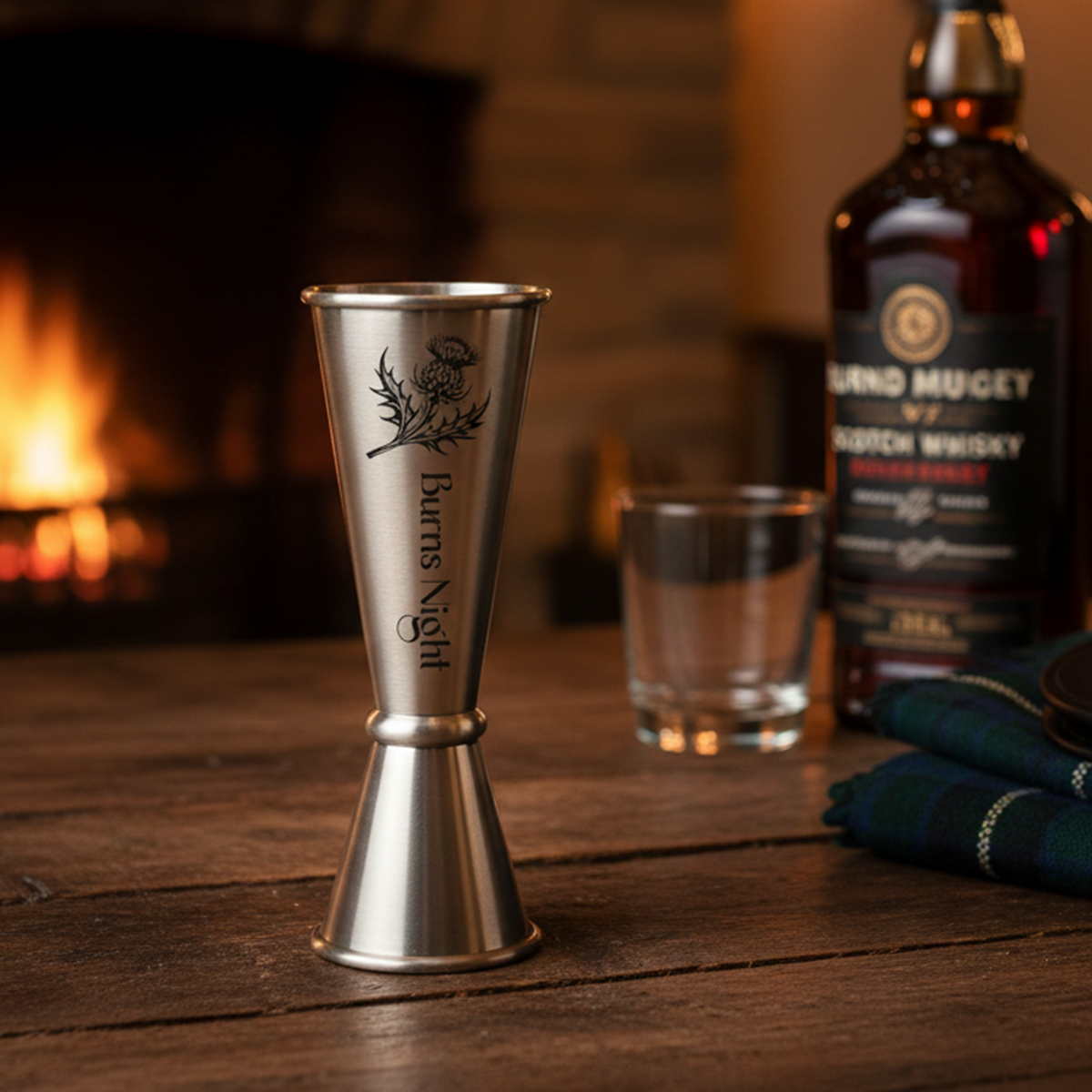 Personalised Burns Night Spirit Measure