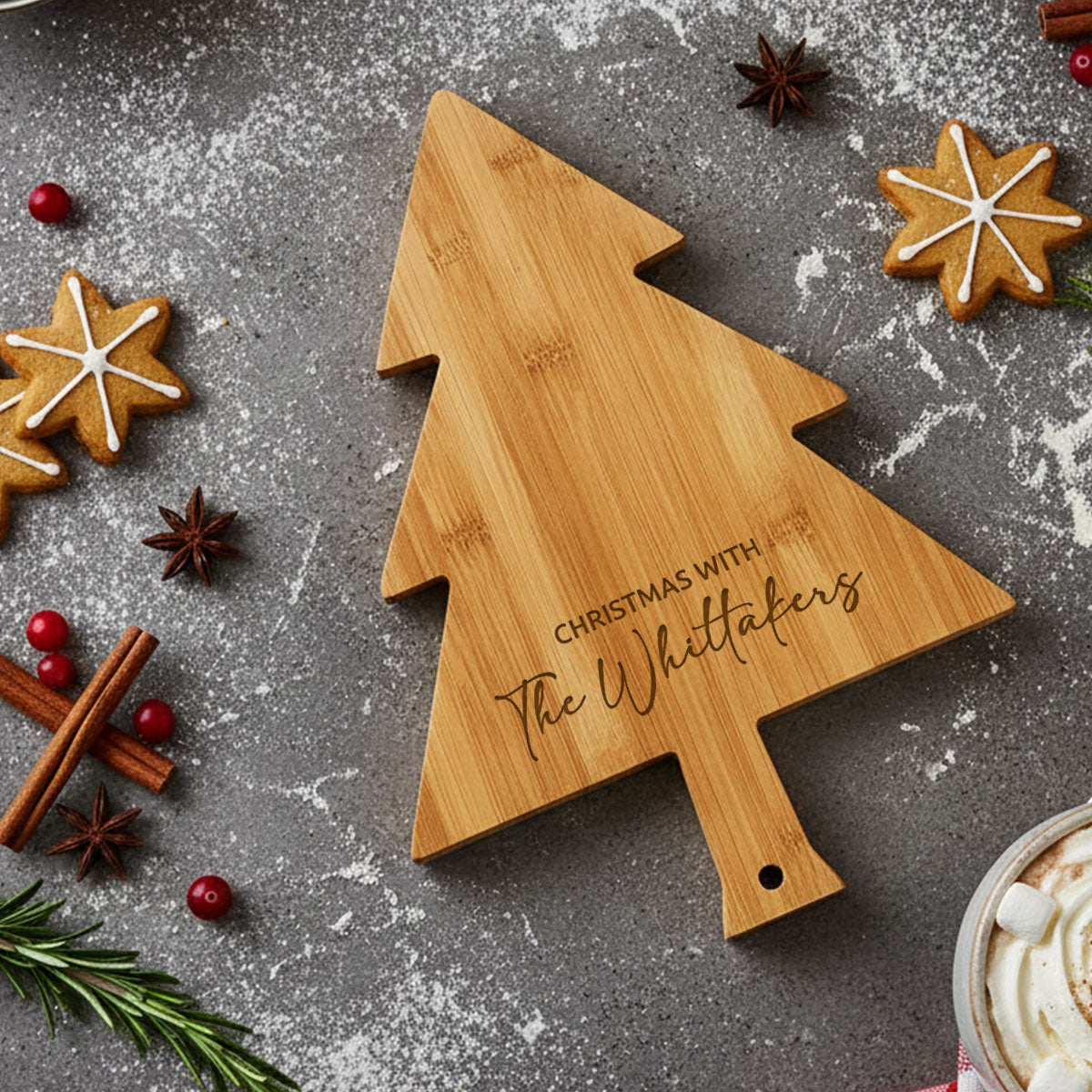 Bamboo Christmas Tree Board