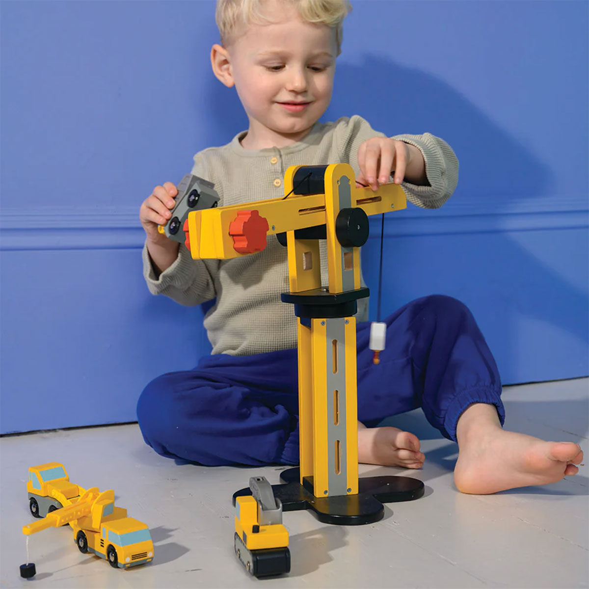 Big Yellow Toy Crane