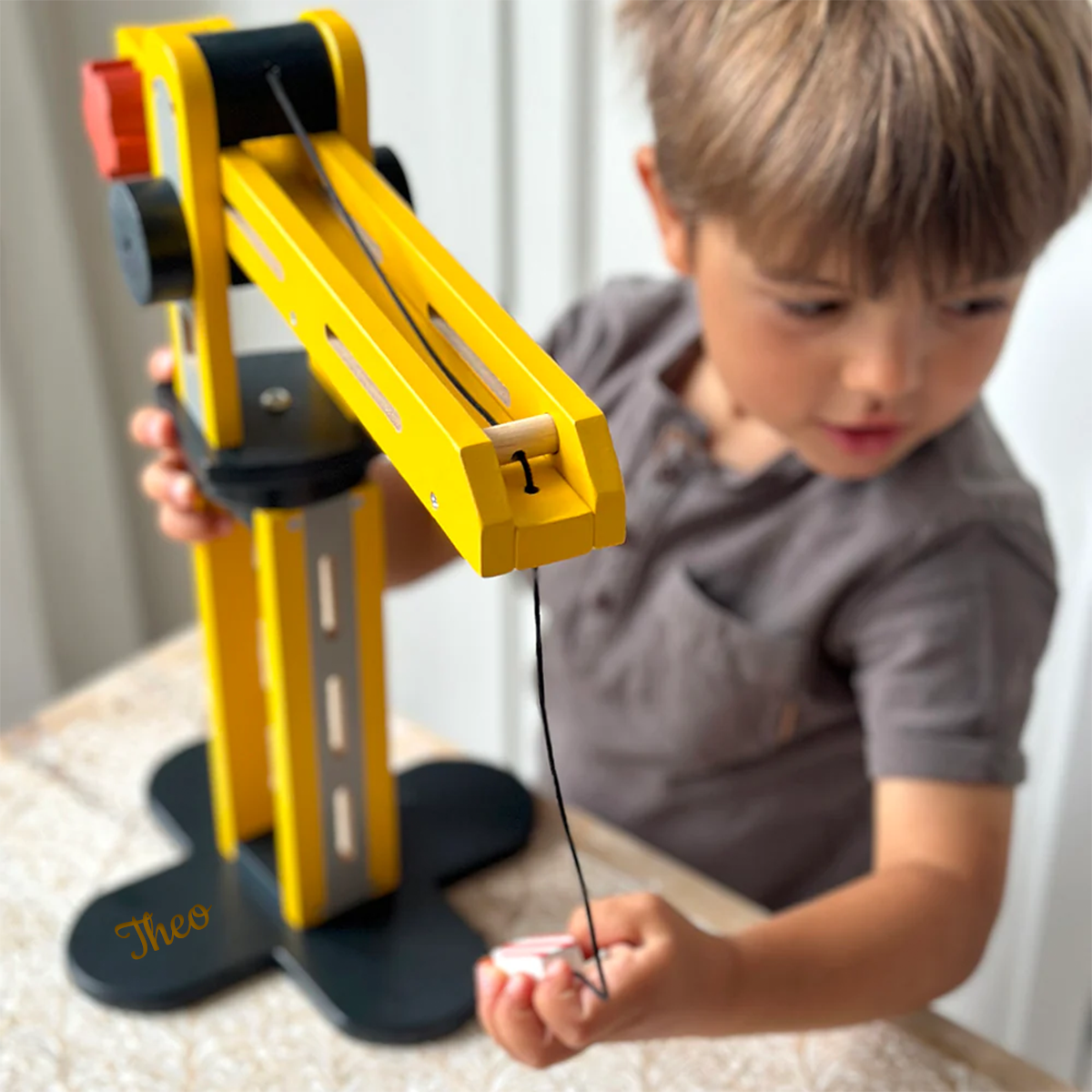 Big Yellow Toy Crane