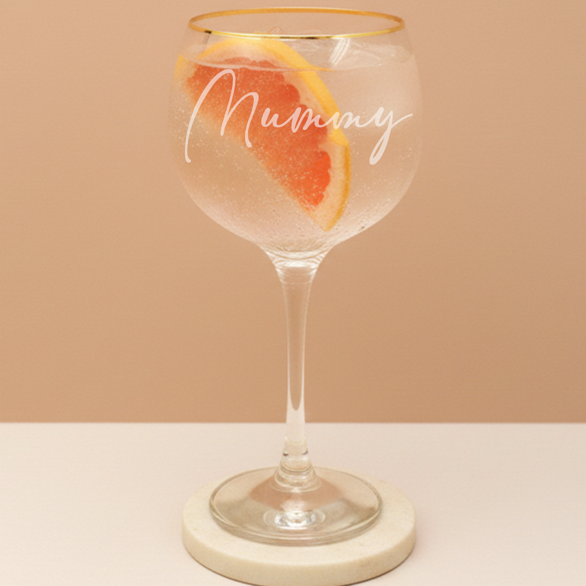 Gold Rimmed Gin Balloon Glass Gift Set