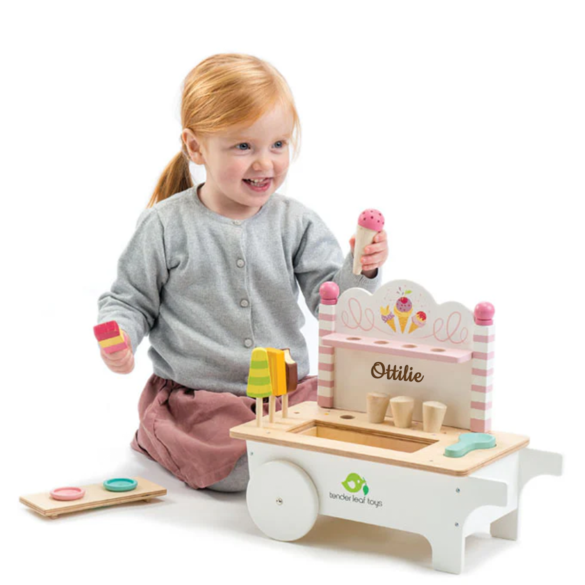 Tender Leaf Toys Personalised Ice Cream Cart