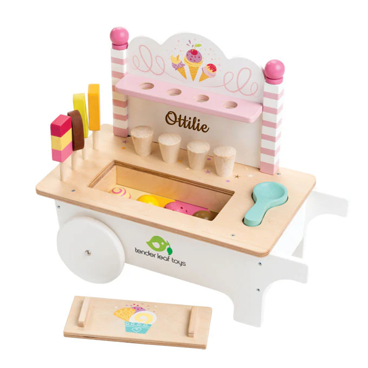 Tender Leaf Toys Personalised Ice Cream Cart