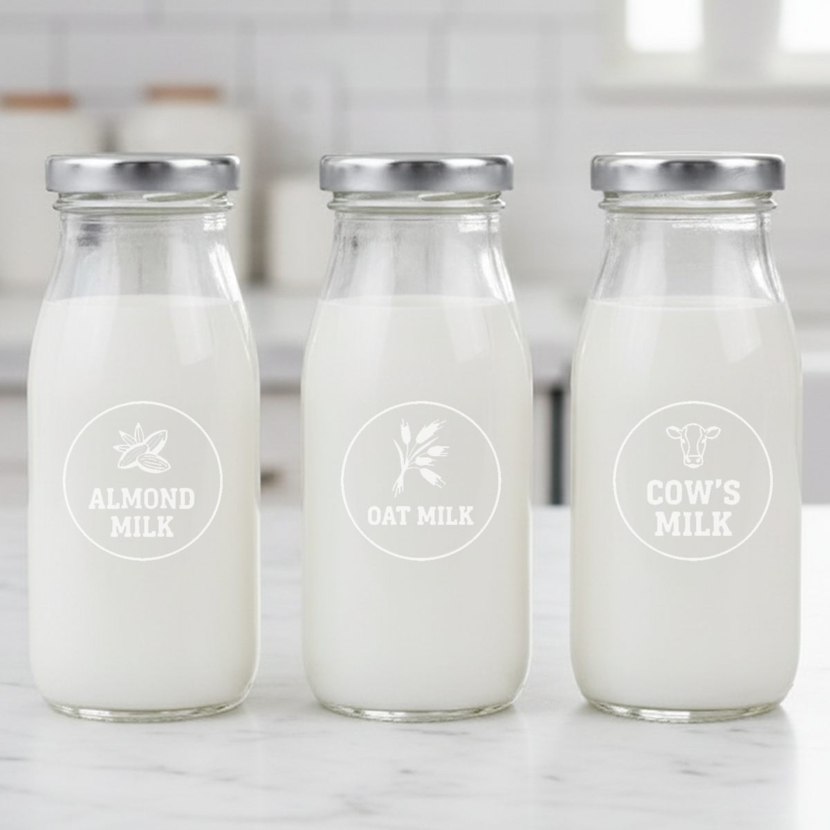 Retro Mini Milk Bottle 150ml