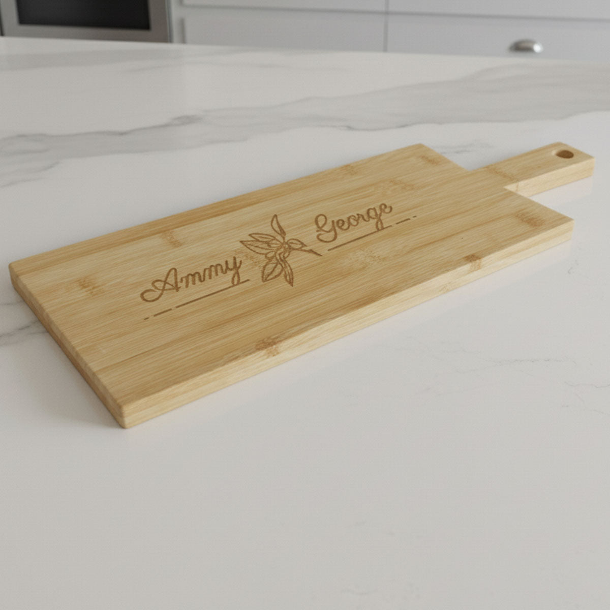 Large Oblong Bamboo Platter 16cm x 49cm