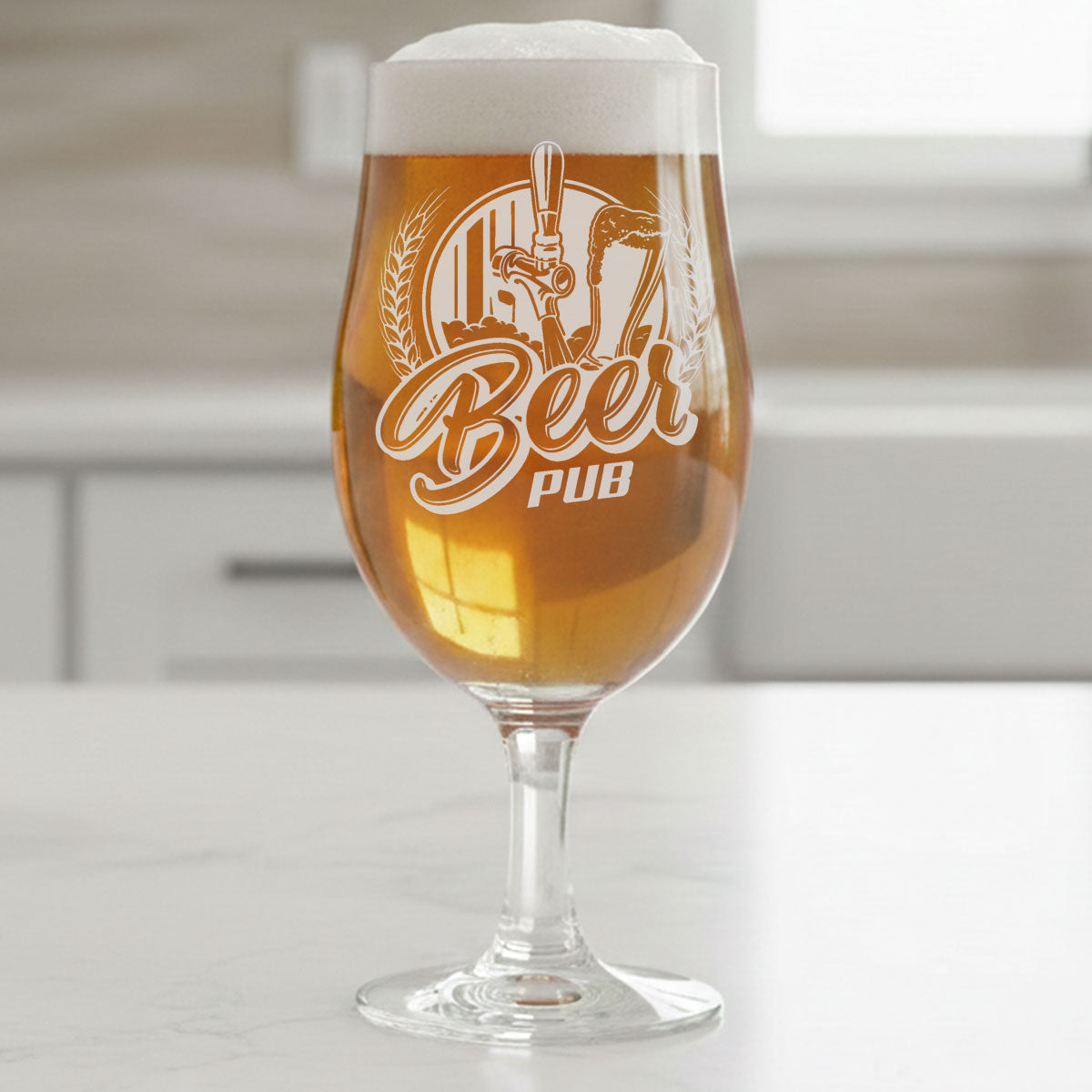 Pint Stemmed Beer Glass