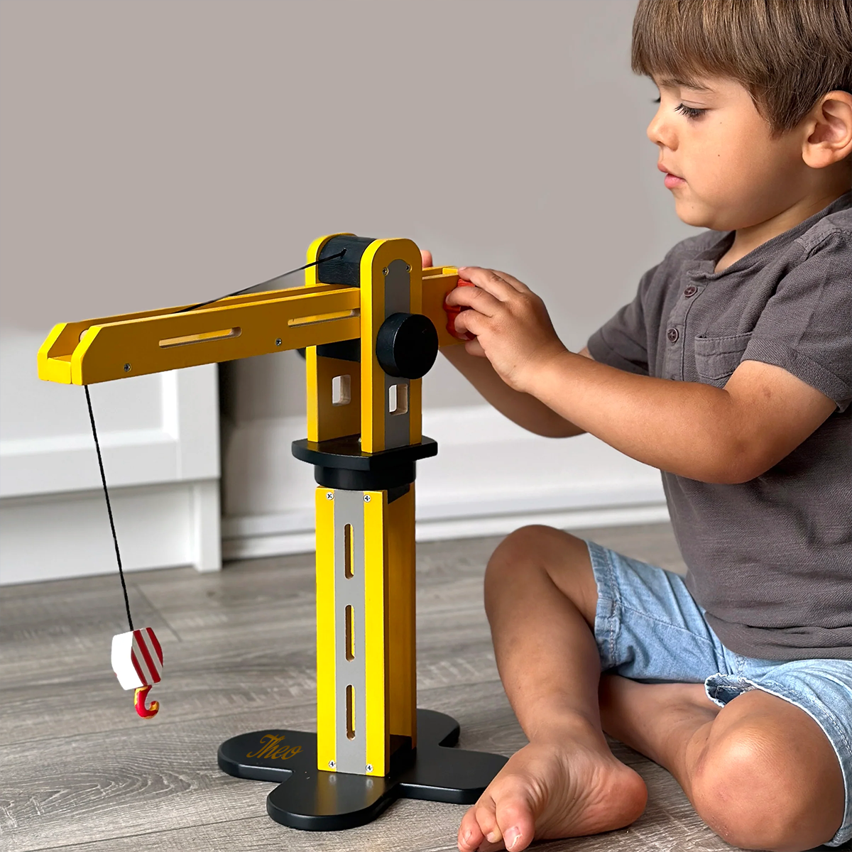 Big Yellow Toy Crane