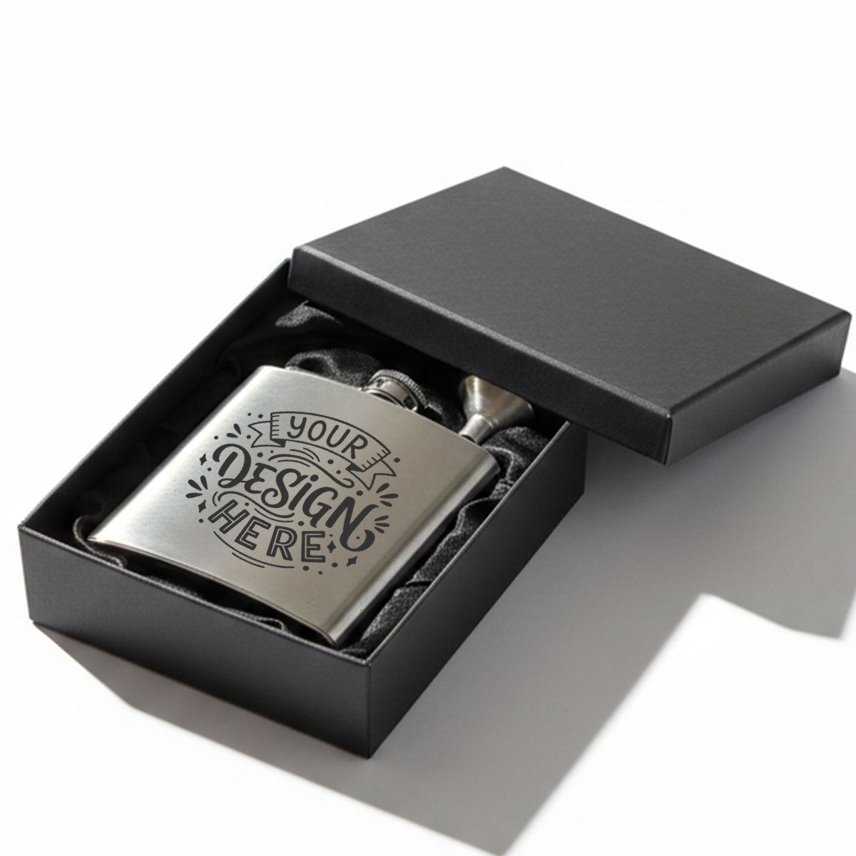 Silver 150ml Stainless Steel Hip Flask