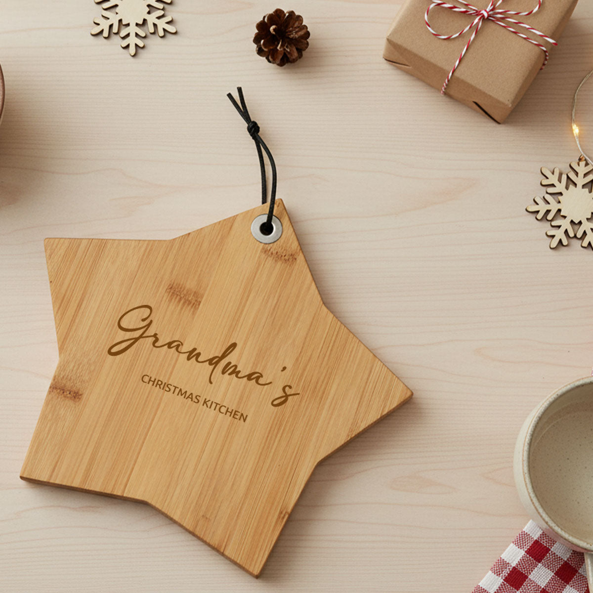 Bamboo Star Shaped Board