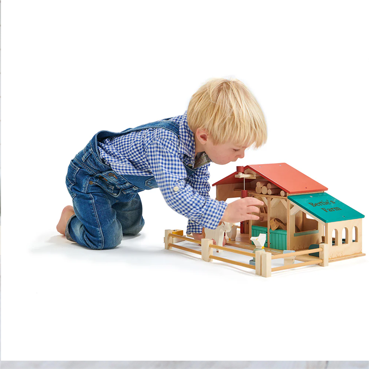 Tenderleaf Toys Personalised Wooden Farm