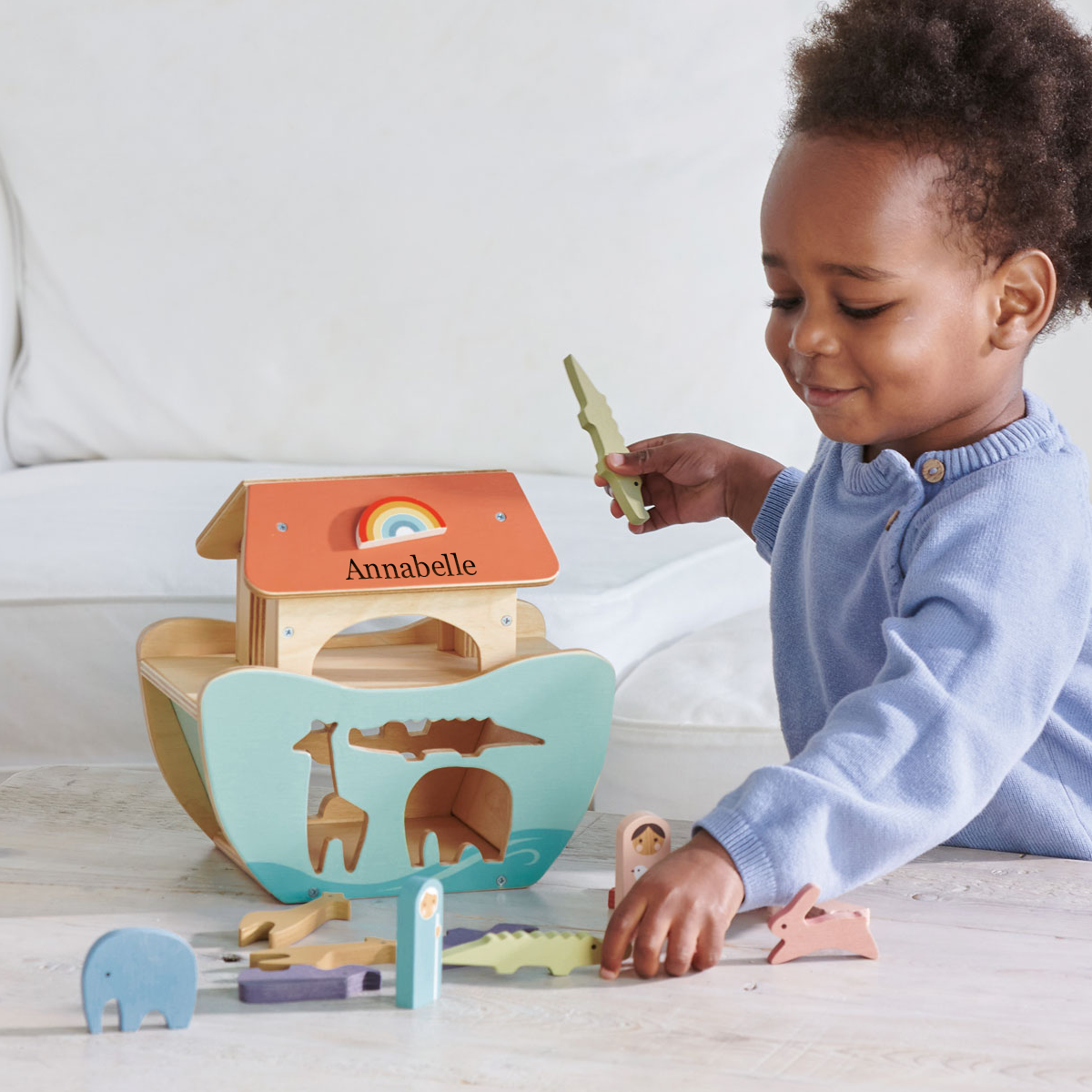 Tender Leaf Toys Personalised Little Noah s Ark
