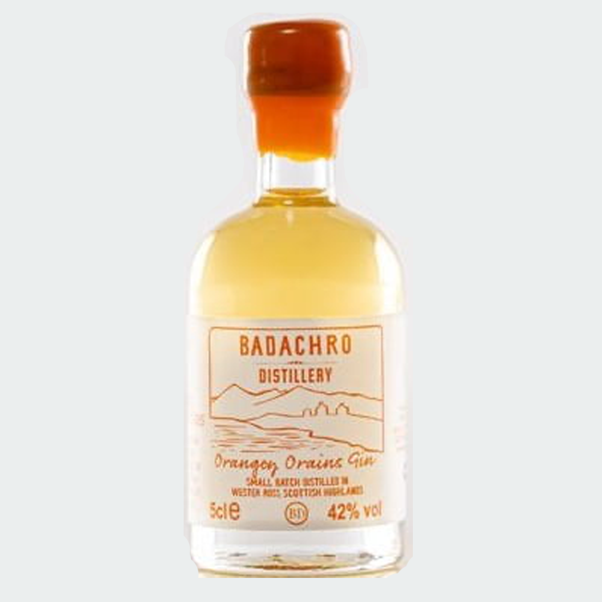 Badachro Orangey Orainse Gin 5cl | Alcohol