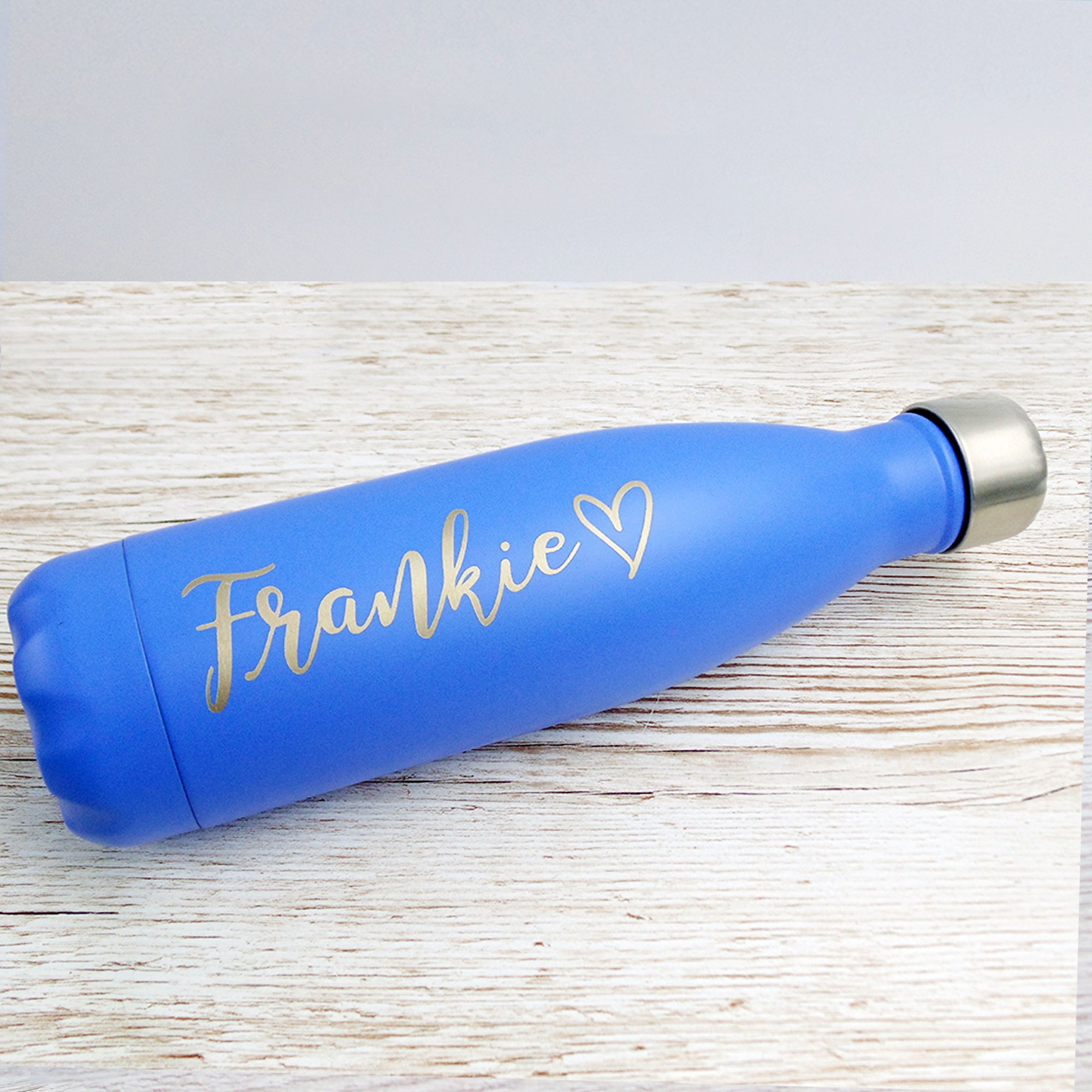 Personalised Stainless Steel Water Bottles 500ml Engraved Name Or Logo ...