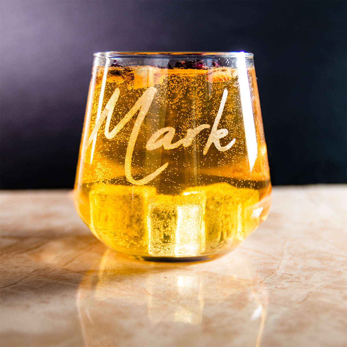 Personalised Contemporary Mixer Glass 31Cl Gift Boxed | Glass Tumbler 