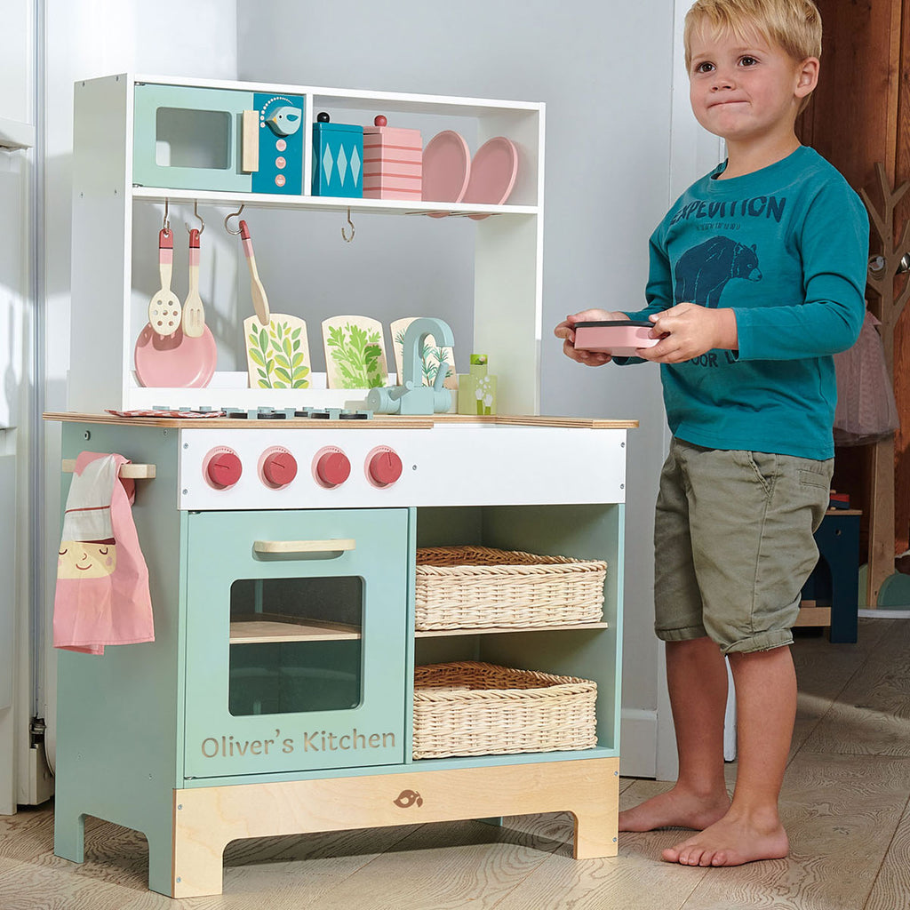 Personalised wooden kitchen toy online