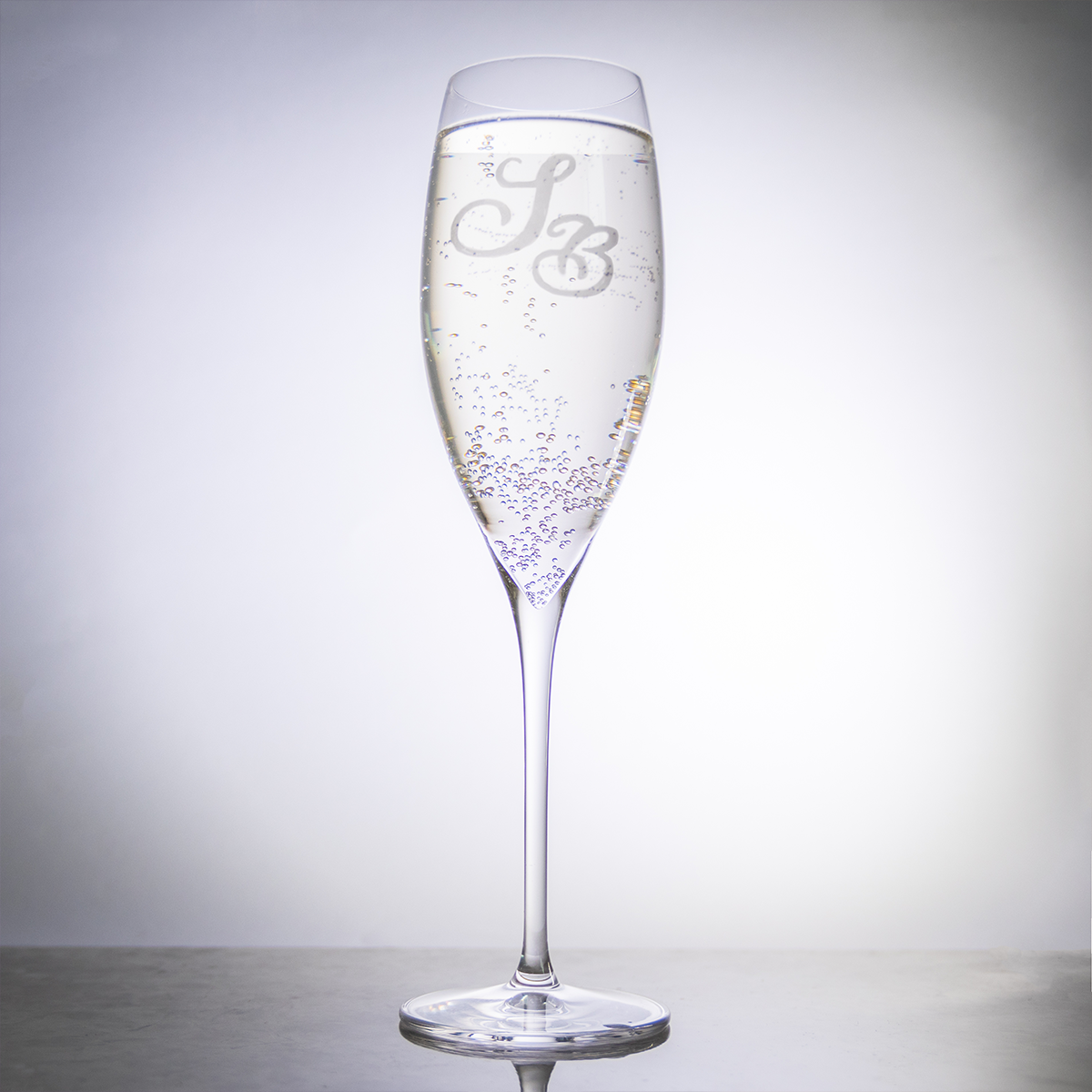 Personalised Crystal Terroir Champagne Flute Engraved Personalise Gift 30cl